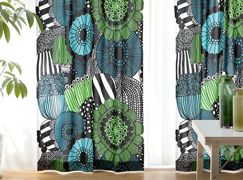 リサ・ラーソン オーダーカーテン ドレープ デザインカーテン 刺繍