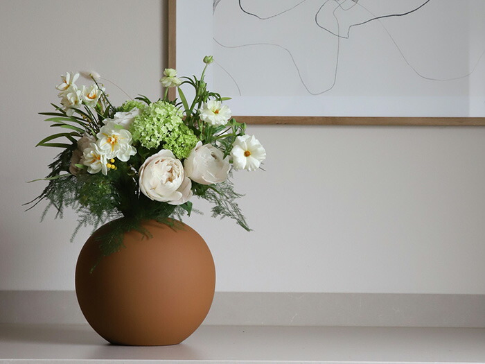 COOEE Design フラワーベース Ball Vase 20cm|《公式》北欧生地と雑貨の専門店 cortina コルティーナ