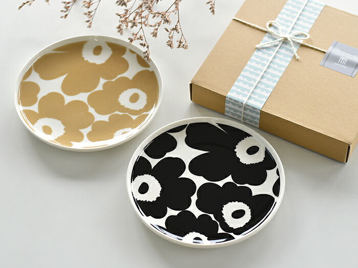 marimekko UNIKKO プレート 2点 ギフトセット