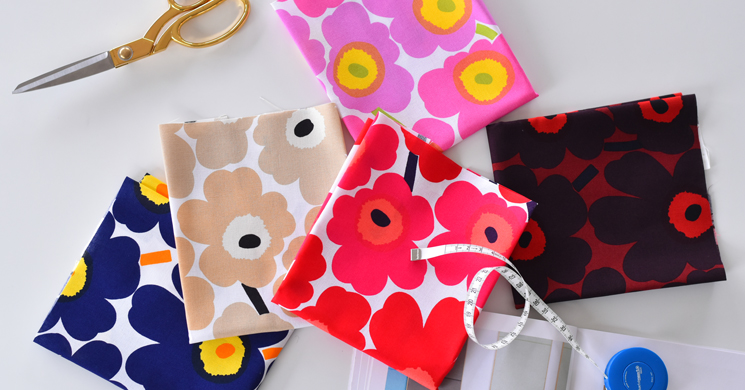 Marimekko マリメッコ Pieni Unikko ピエニウニッコ クッションカバー45 45cm レッド メール便ok 北欧生地と雑貨のお店 Cortina