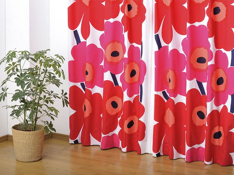 marimekko オーダーカーテン UNIKKO ウニッコ|《公式》北欧生地と 