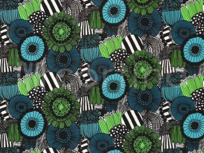 ロールスクリーン 北欧 マリメッコ オーダー marimekko プケッティ ...