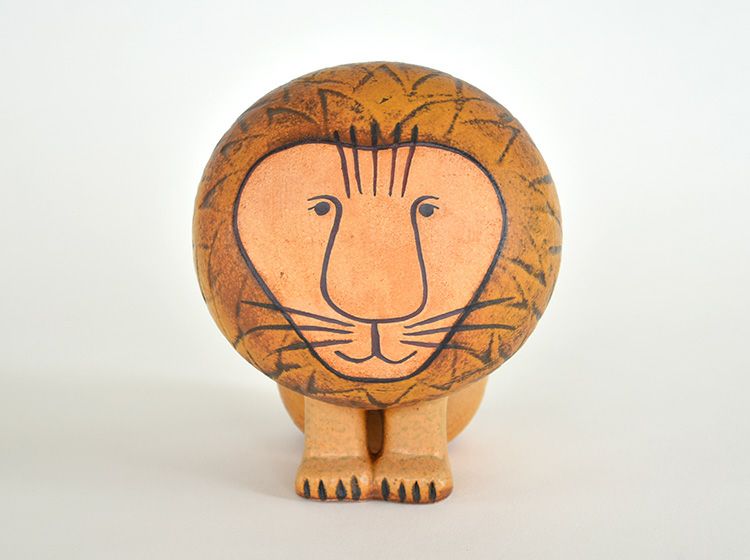 リサラーソン 陶器 オブジェ Lisa Larson リサ・ラーソン ライオン アフリカライオン AFRICA LION ミディアムサイズ
