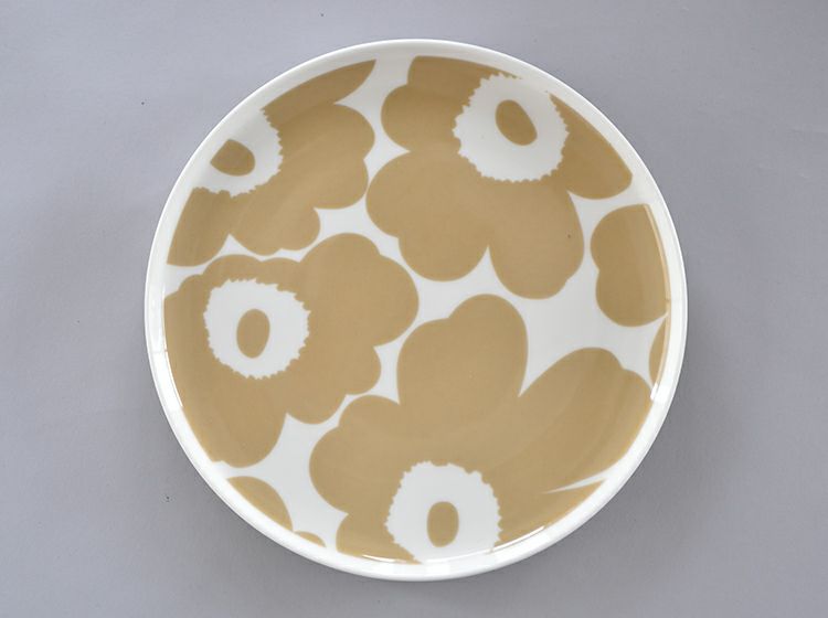 marimekko マリメッコ プレート UNIKKO ウニッコ ベージュ 20cm