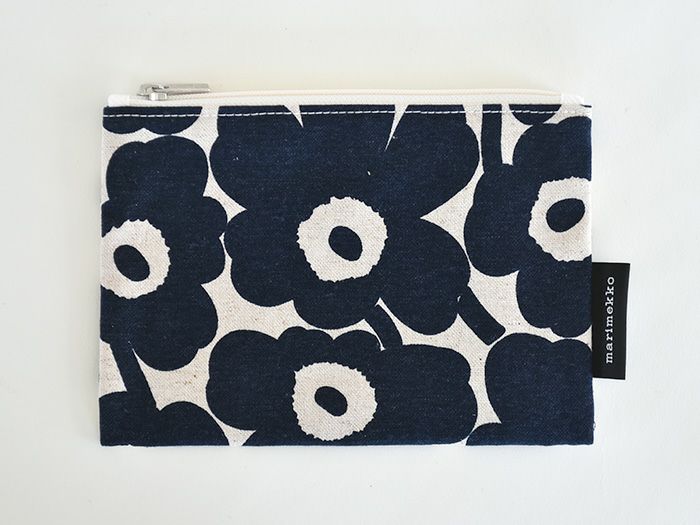 marimekko マリメッコ ポーチ MINI UNIKKO ミニウニッコ インディゴ