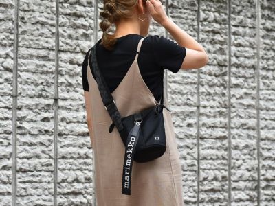 新品 マリメッコ Marimekko ショルダーバッグ ソリッド Carry All Solid ブラック