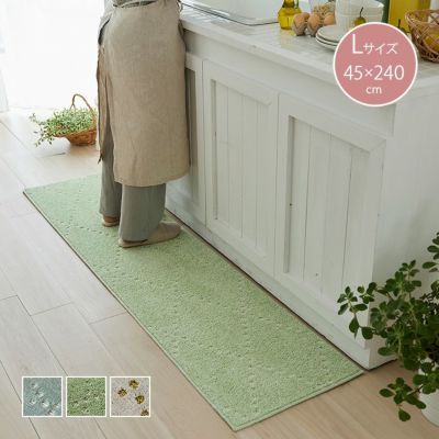 キッチンマット 玄関マット スミノエ 45×240cm 45x240cm オダンゴ