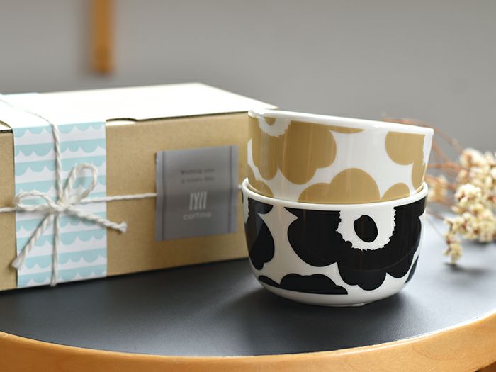 marimekko マリメッコ ギフトセット UNIKKO ウニッコ ボウル 2点