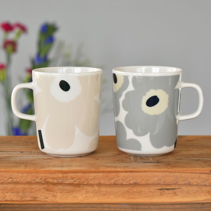 marimekko マリメッコ マグカップ 2色セット UNIKKO ウニッコ 250ml 2024AW|《公式》北欧生地と雑貨の専門店  cortina コルティーナ