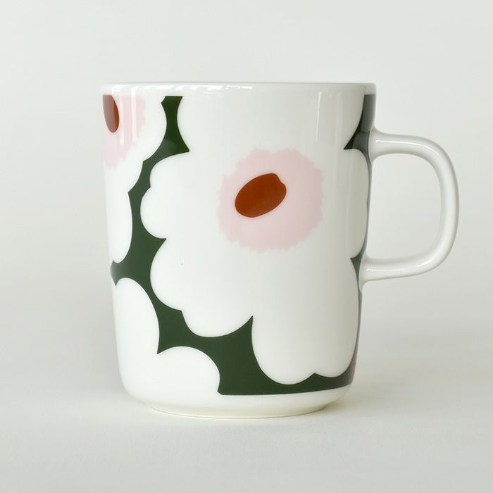 北欧】美品/マリメッコ marimekko ALKU ラテマグ ダークグリーン